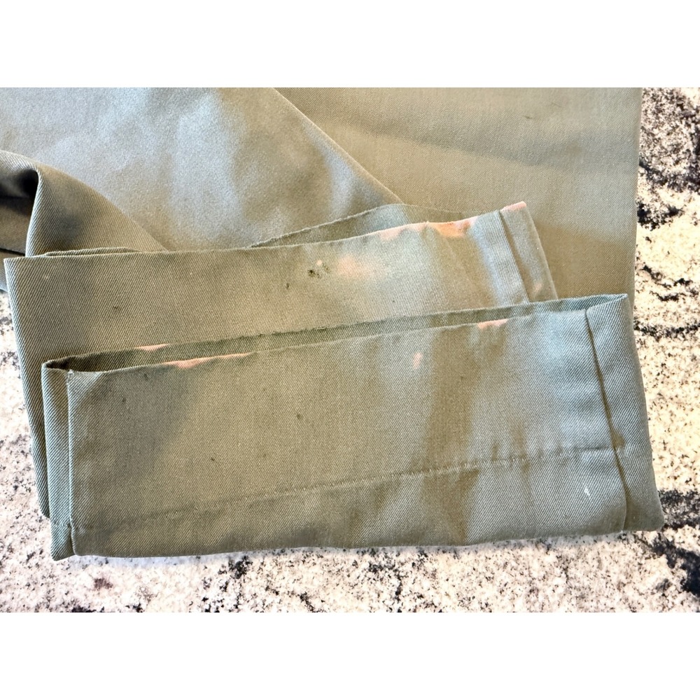 Vintage 1978 Lion Uniform Military Fire Resistant Aramid Trousers Olive Drab 36 - Picture 10 of 11